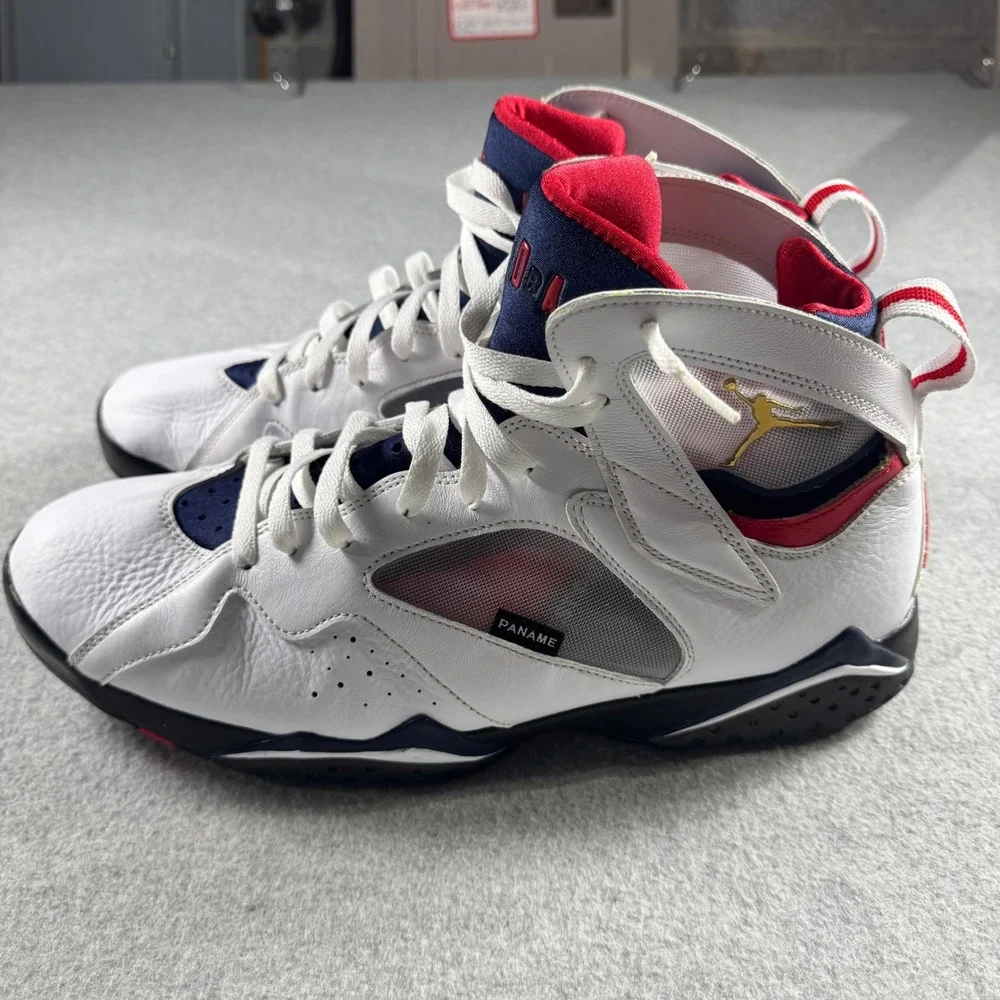 Jordan Air Jordan 7 Retro BCFC Mens 14 White PSG CZ0789-105 Excellent Paname